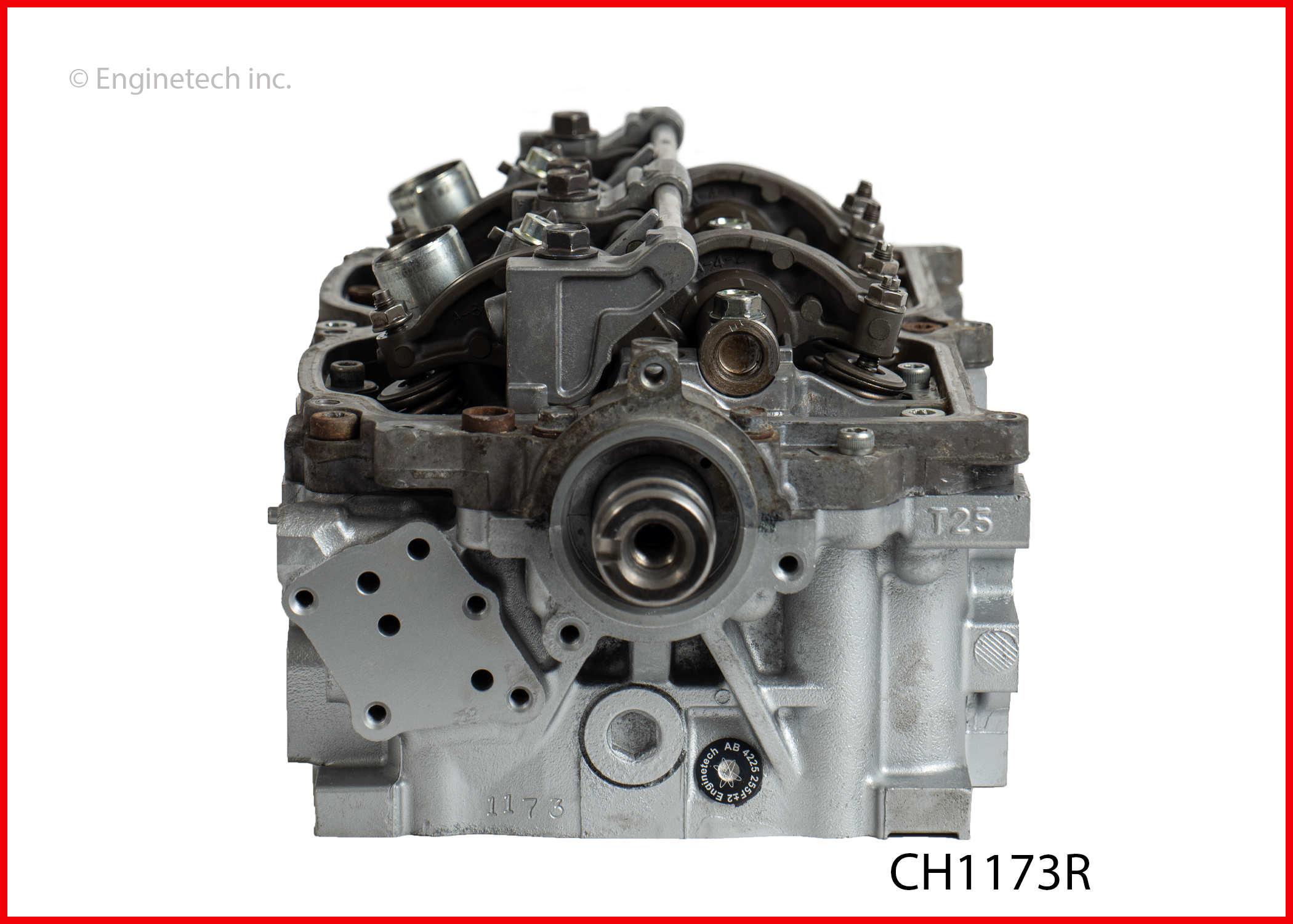 Enginetech Remanufactured Engine Cylinder Head Complete - CH1173R
